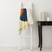 Deep Space Atomic Clock Poster, Oranje versie. Sherpa Deken (In situ)