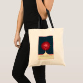 Deep Space Atomic Clock Poster, rode versie. Tote Bag (Voorkant (product))
