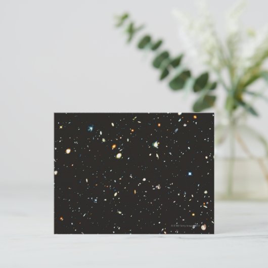 Deep Space Briefkaart (Staand voorkant)