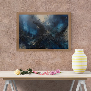Deep Space Dreams Abstracte kunstprint Foto Afdruk