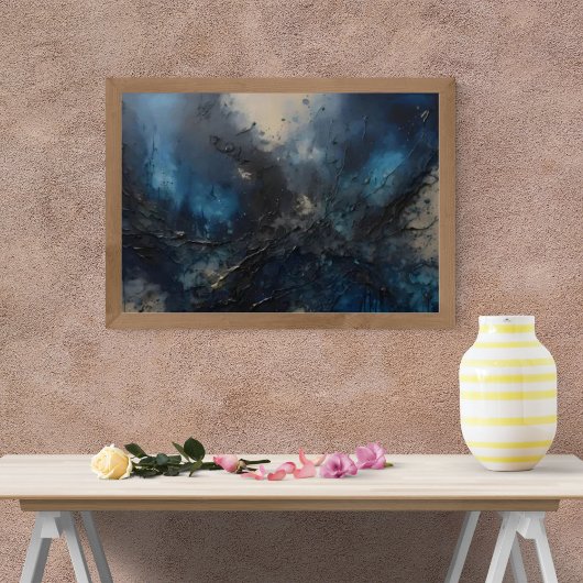 Deep Space Dreams Abstracte kunstprint Foto Afdruk
