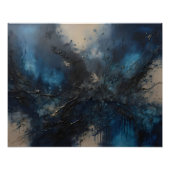 Deep Space Dreams Abstracte kunstprint Foto Afdruk (Voorkant)