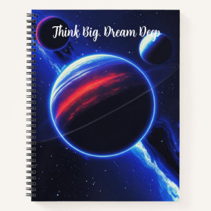 Deep Space Fade - Bold Galaxy Notitieboek