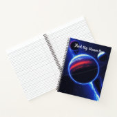 Deep Space Fade - Bold Galaxy Notitieboek (Binnen)