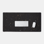 Deep Space Galaxies Zwart Computer Desk Pad (Keyboard & Muis)
