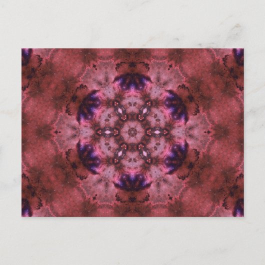 Deep Space Harmonics Mandala Briefkaart (Voorkant)