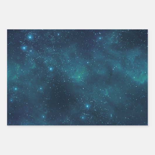 Deep Space Inpakpapier Vel (Voorkant 3)