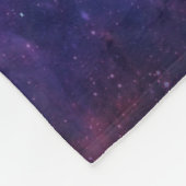 Deep Space Nebula Abstracte achtergrond Fleece Deken (Hoek)