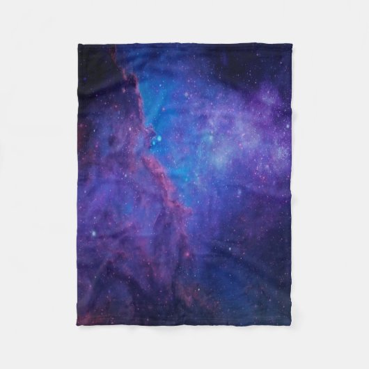 Deep Space Nebula Abstracte achtergrond Fleece Deken (Voorkant)