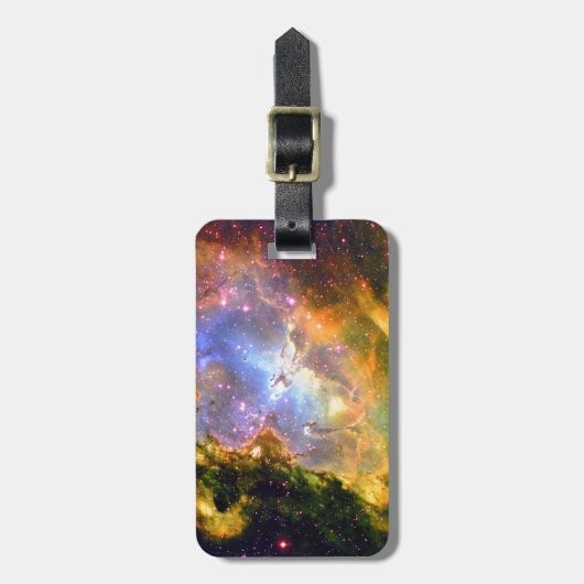 Deep Space Nebula Bagagelabel (Voorkant verticaal)