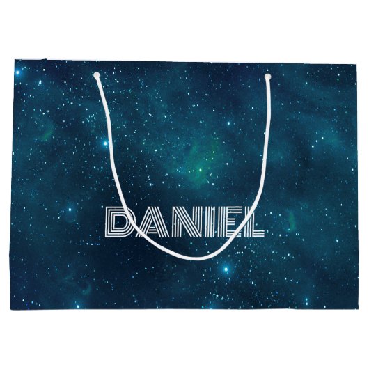 Deep Space op maat Groot Cadeauzakje (Achterkant)