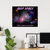 Deep Space Poster (Thuiskantoor)