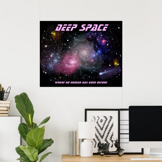 Deep Space Poster (Thuiskantoor)