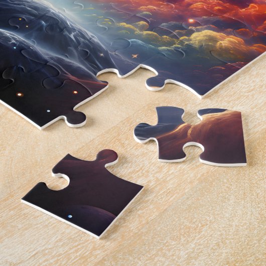Deep Space Puzzle Legpuzzel (Zijkant)