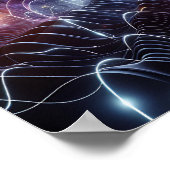 Deep Space Radio Energy Waves Sci-fi Poster (Hoek)