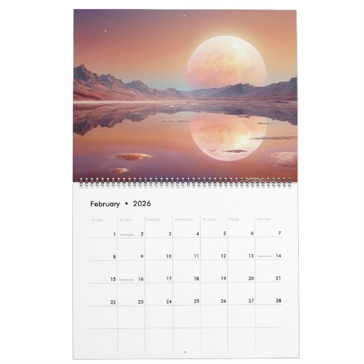 Deep Space Realms 2026 Kalender (Feb 2026)