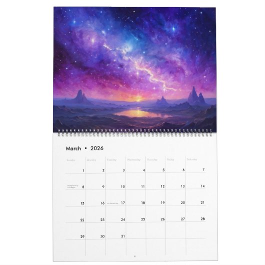 Deep Space Realms 2026 Kalender (Mar 2026)