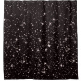 Deep Space sterren Douchegordijn (Voorkant)