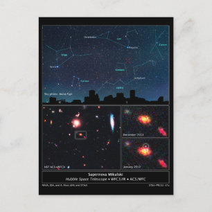 Deep Space Type II Supernova Mikulski Briefkaart
