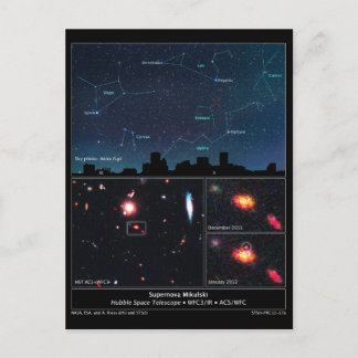 Deep Space Type II Supernova Mikulski Briefkaart