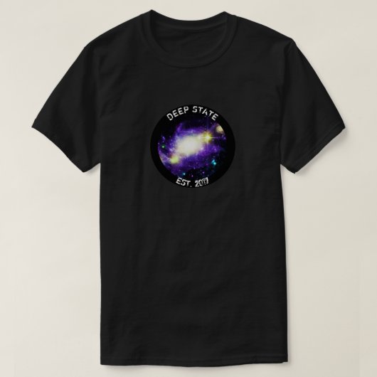 DEEP STATE EST. 2017 T-SHIRT (Design voorkant)