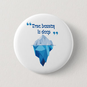 Deep Style - Iceberg Buttonnen & Patches Ronde Button 5,7 Cm