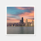 Deep Sunset Chicago Servet (Voorkant)