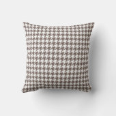 Deep Taupe Houndstooth; Anker Kussen (Achterkant)