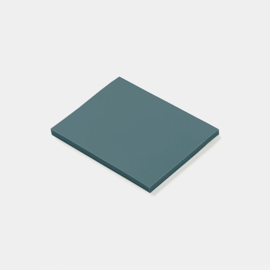 Deep Teal Solid Color Post-it® Notes (Schuin)
