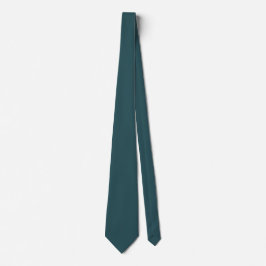 Deep Teal Solid Color Stropdas