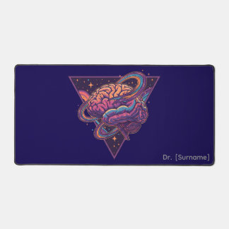 Deep Thinker - Custom Name Robot Brain Desk Mat