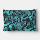deep thought - black and teal : etui (Achterkant)