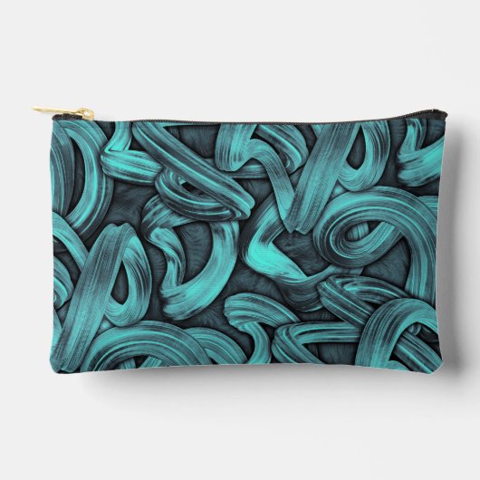 deep thought - black and teal : etui (Voorkant)