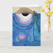 Deep Thought-notitiekaart Kaart (Gele Bloem)