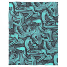 Deep Thought - Zwart en blauwgroen :