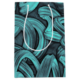 Deep Thought - Zwart en blauwgroen : Medium Cadeauzakje