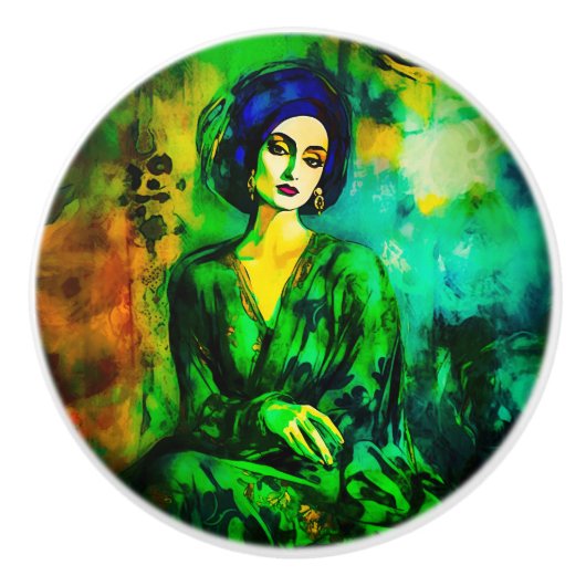 Deep Thoughts Keramische Knop (Voorkant)