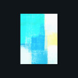"Deep" Turquoise Abstracte kunst Canvas Afdruk<br><div class="desc">Het afbeelding dat wordt gebruikt om dit product te creëer is een abstract kunstschilderij van T30 Gallery.</div>