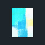 "Deep" Turquoise Abstracte kunst Canvas Afdruk<br><div class="desc">Het afbeelding dat wordt gebruikt om dit product te creëer is een abstract kunstschilderij van T30 Gallery.</div>
