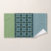 Deep Turquoise met groen Bad Handdoek (Handdoek)