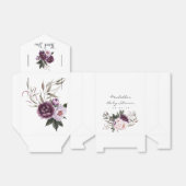Deep Velvet Floral Baby shower Hartelijk dank Bedankdoosjes (Uitgevouwen)