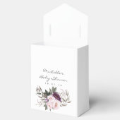 Deep Velvet Floral Baby shower Hartelijk dank Bedankdoosjes (Geopend)