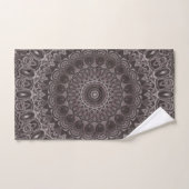 Deep Velvet Waterverf Mandala beroemd gemaakt door Bad Handdoek (Handdoek)