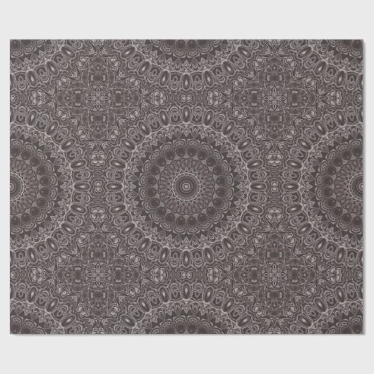 Deep Velvet Waterverf Mandala beroemd gemaakt door Cadeaupapier (Vlak)