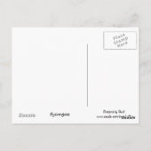 Deep Violet Hydrangeas Briefkaart (Achterkant)