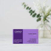 Deep Violet SideBand - Violet (9D68D7) Visitekaartje (Staand voorkant)