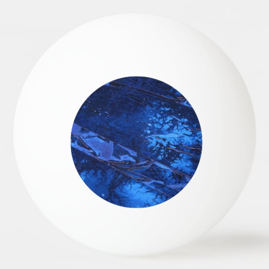 "Deep Water" Abstracte Ping Pong Ball (Voorkant)