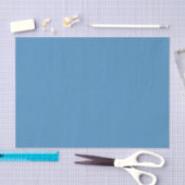 Deep Water Blue Solid Color Tissuepapier (Craft)
