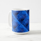 "Deep Waters #4 Getuige" Abstract ontwerp-Mok Koffiemok (Voorkant links)