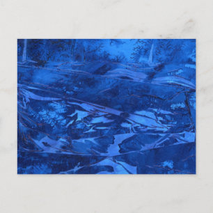 "Deep Waters #5" Abstract Design Briefkaart